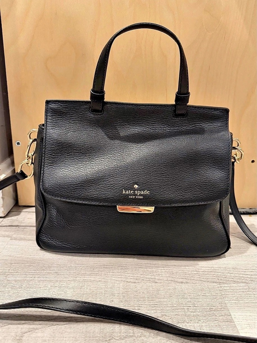 Kate Spade New York Black Structured Shoulder Bag
